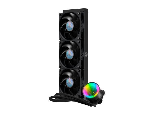MasterLiquid ML360 Mirror ARGB Close-Loop AIO CPU Liquid Cooler, Mirror ARGB Pump, 360 Radiator, Triple SickleFlow 120mm, 3rd Gen Dual Chamber Pump...