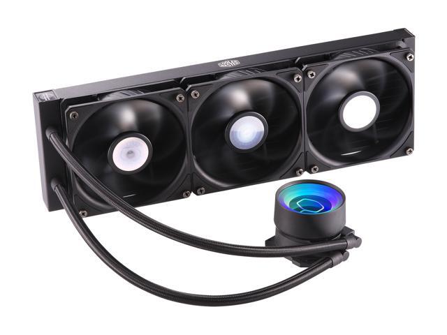 MasterLiquid ML360 Mirror ARGB Close-Loop AIO CPU Liquid Cooler, Mirror ARGB Pump, 360 Radiator, Triple SickleFlow 120mm, 3rd Gen Dual Chamber Pump...