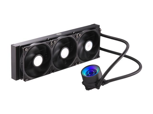 MasterLiquid ML360 Mirror ARGB Close-Loop AIO CPU Liquid Cooler, Mirror ARGB Pump, 360 Radiator, Triple SickleFlow 120mm, 3rd Gen Dual Chamber Pump...