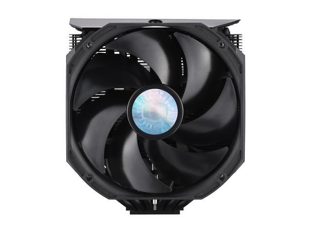 Cooler Master MasterAir MA624 Stealth CPU Air Cooler, 6 Heat Pipes, Nickel Plated Base, Dual Tower Aluminum Black Fins, Dual SickleFlow 140mm Fans...
