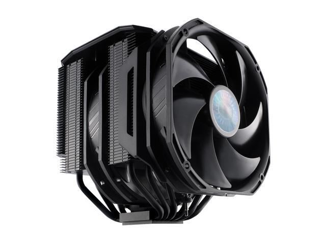 Cooler Master MasterAir MA624 Stealth CPU Air Cooler, 6 Heat Pipes, Nickel Plated Base, Dual Tower Aluminum Black Fins, Dual SickleFlow 140mm Fans...