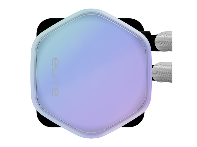 Cooler Master Elite Liquid 240 ARGB AIO Liquid CPU Cooler (White) - image 12