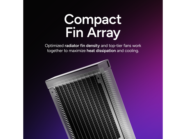 Cooler Master Elite Liquid 240 ARGB AIO Liquid CPU Cooler (Black) - image 10