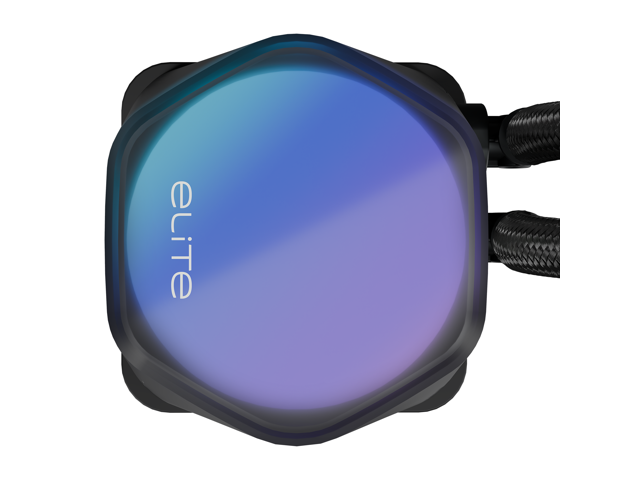 Cooler Master Elite Liquid 240 ARGB AIO Liquid CPU Cooler (Black) - image 12