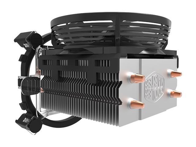 Cooler Master Hyper T20 Compact CPU Air Cooler with 2 Copper Heat Pipes. 95mmFan, Direct Contact Technology for AMD Ryzen/Intel LGA1200/1151