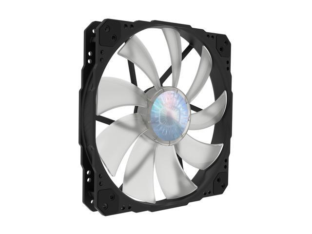 Cooler Master SickleFlow 200 ARGB Gen 2 Square Frame Fan, Customizable LEDS, Air Balance Curve Blade, Sealed Bearing, PWM Control for Computer Case