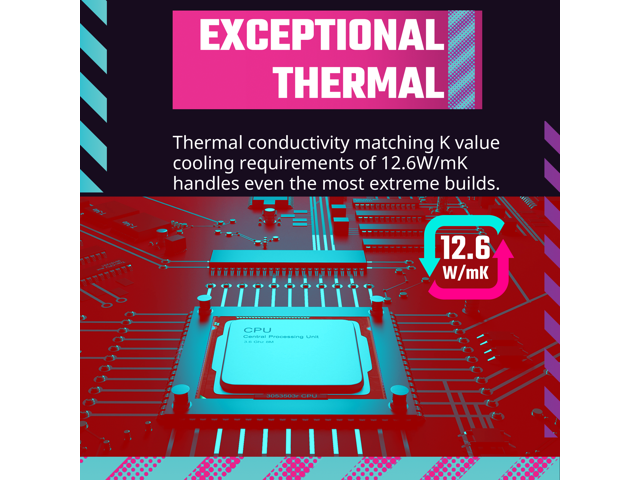 Cooler Master CryoFuze Violet High Performance Thermal Paste, Nanoparticles, High CPU/GPU Conductivity W/m. k= 12.6m, Non Corrosive Formula, -50°C...
