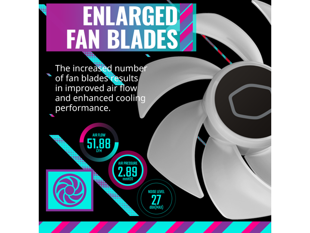 Cooler Master - Hyper 212 Halo 120mm CPU Cooling Fan with Gen 2 RGB Lighting - Black Edition - image 4