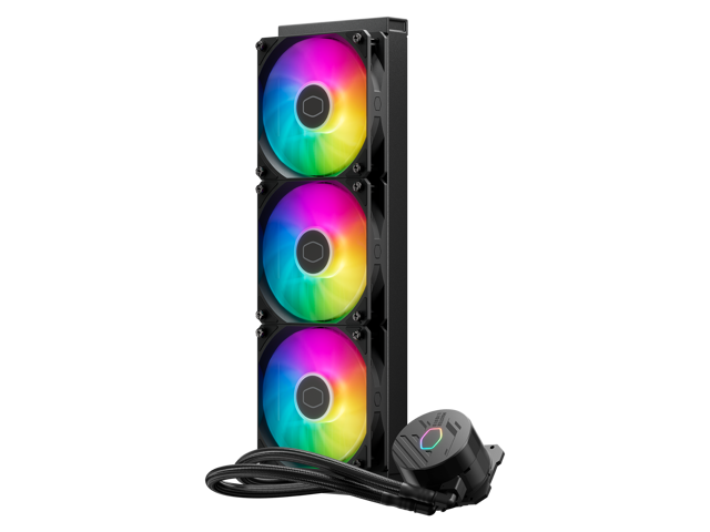 Cooler Master MasterLiquid 360L Core ARGB AIO Liquid CPU Cooler (Black) - image 11