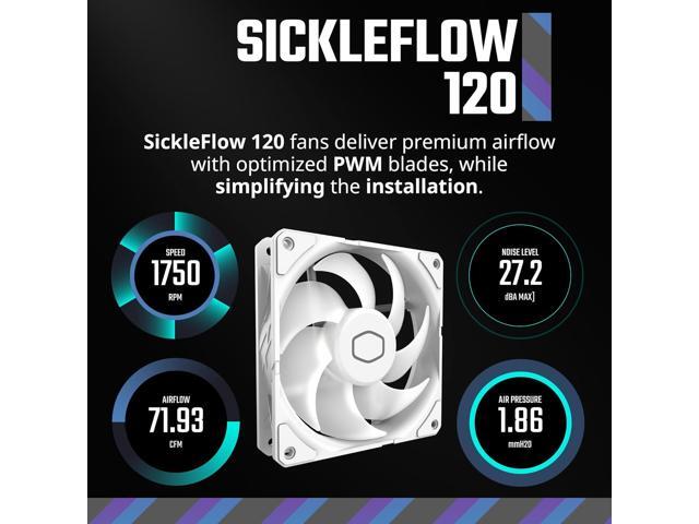 Cooler Master 360L Core AIO CPU Liquid Cooler - 360mm Radiator, 3x ARGB PWM Fans, Patented Gen S Dual-Chamber Pump, Quiet Cooling & Easy...