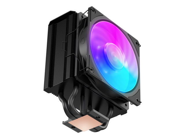 Cooler Master - Hyper 212 3DHP Black ARGB CPU Air Cooler - Black and ARGB - image 12