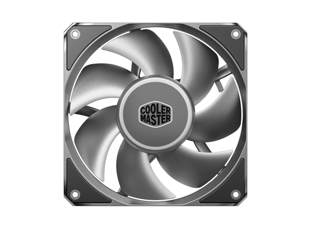 Cooler Master MasterFan A Series 120mm PC Case Fan, Aluminum Blades, Three-Phase Motor, 0.6mm Tip Clearance, High Air Pressure, Quiet Cooling