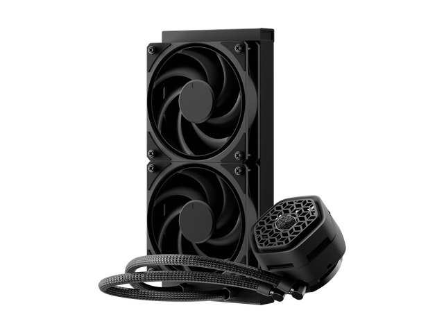 Cooler Master Atmos II Stealth 240 AIO Liquid CPU Cooler, Thicker Radiator, AMD AM5/AM4 & Intel LGA1851/1700 Support Cooler, 240mm, VRM Cooling...