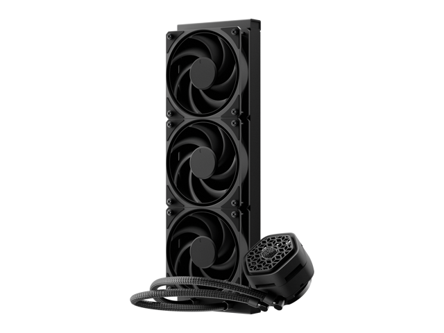 Cooler Master Atmos II Stealth 360 AIO Liquid CPU Cooler, Thicker Radiator, AMD AM5/AM4 & Intel LGA1851/1700 Support Cooler, 360mm, VRM Cooling...