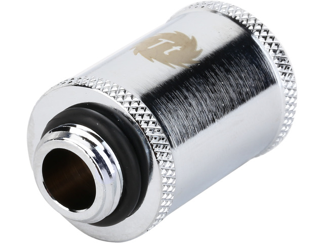 Thermaltake CL-W044-CU00SL-A Pacific DIY LCS Chrome G1/4 Male to Male 30mm Extender Fitting