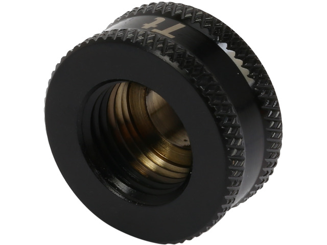 Thermaltake Pacific CL-W045-CU00BL-A Pacific DIY LCS Black G1/4 Female to Male 10mm Extender Fitting