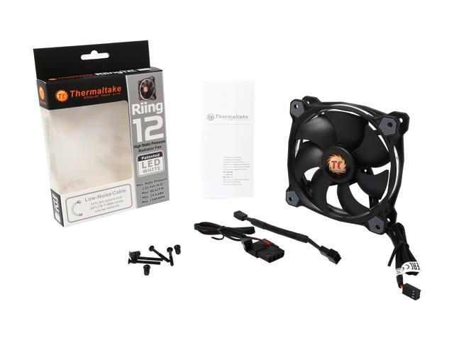 Thermaltake - Riing 12 LED 120mm Radiator Cooling Fan - White - image 6