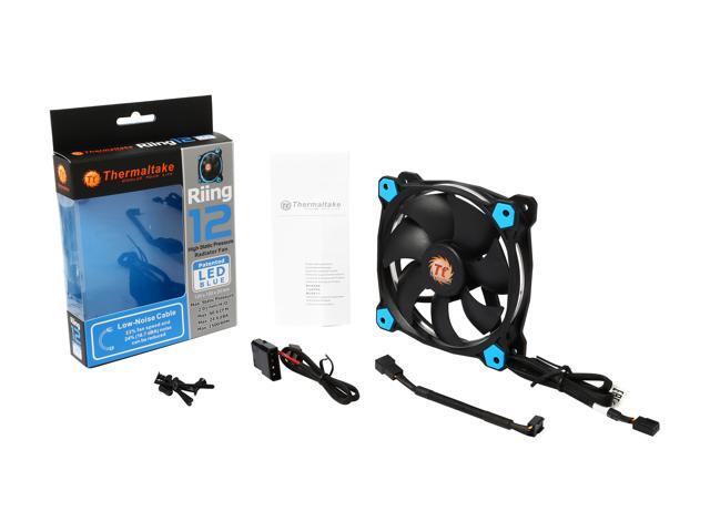 Thermaltake - Riing 12 LED 120mm Radiator Cooling Fan - Blue - image 6