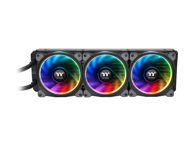 Thermaltake Floe AIO Triple Riing RGB 360 TT Premium Edition PWM AM4 LGA2066 Ready Liquid Cooling System, CL-W158-PL12SW-A LGA 1700 Compatible