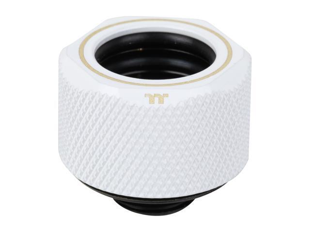 Thermaltake Pacific White 4 Build-in O-Rings C-Pro G1/4 PETG 16mm OD Compression Fitting 6 Pack CL-W211-CU00WT-B