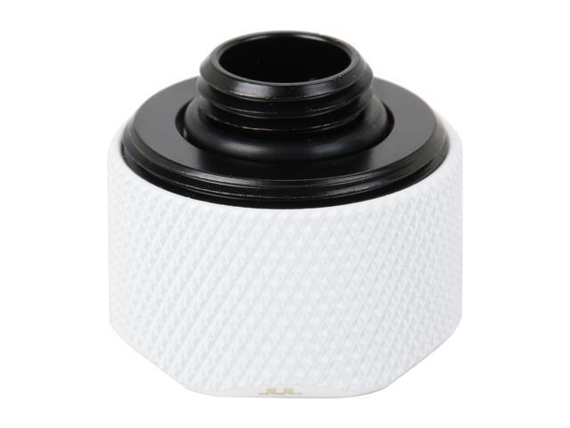 Thermaltake Pacific White 4 Build-in O-Rings C-Pro G1/4 PETG 16mm OD Compression Fitting 6 Pack CL-W211-CU00WT-B
