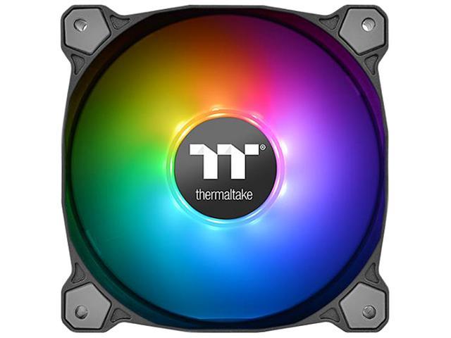 Thermaltake Pure Plus 14 RGB Radiator Fan TT Premium Edition CL-F064-PL14SW-A RGB LED Case Fan (3-Fan Pack)