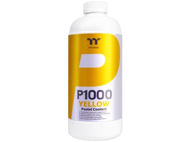 Thermaltake P1000 1000ml New Formula Yellow Pastel Coolant Anti-Corrosion Anti-Freeze Miimize Airlock CL-W246-OS00YE-A