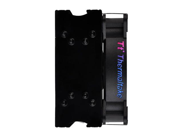 Thermaltake - UX200 5V Motherboard ARGB Sync 16.8 Million Colors 15 Addressable LED Intel/AMD Universal CPU Cooler - Black - image 5