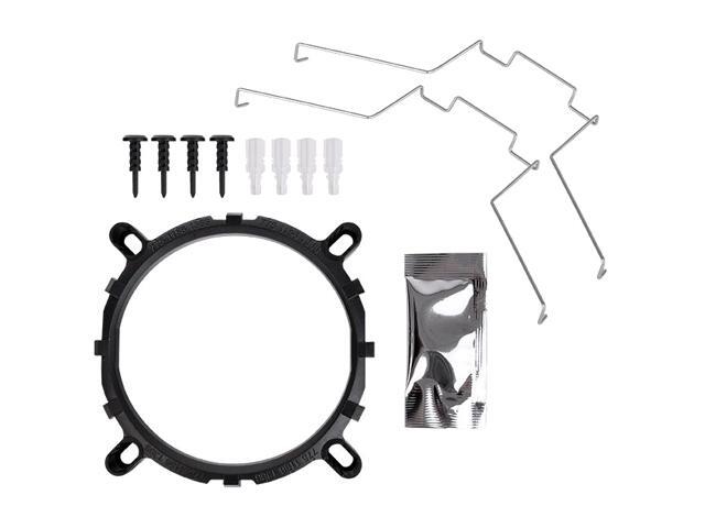 Thermaltake - UX200 5V Motherboard ARGB Sync 16.8 Million Colors 15 Addressable LED Intel/AMD Universal CPU Cooler - Black - image 7