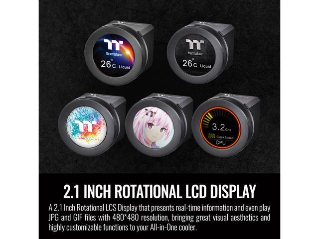 Thermaltake - TOUGHLIQUID Ultra 360 AIO Liquid Cooler - Black - image 4