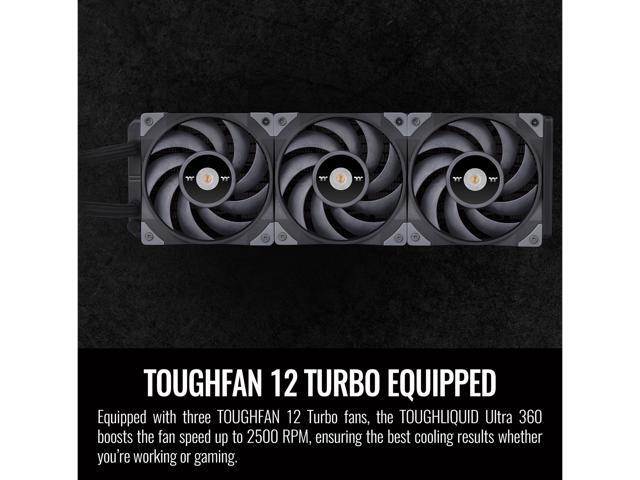 Thermaltake - TOUGHLIQUID Ultra 360 AIO Liquid Cooler - Black - image 5
