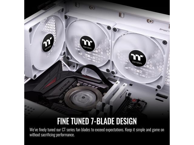 Thermaltake - CT120 PC Cooling Fan (2-Pack) - White - image 4