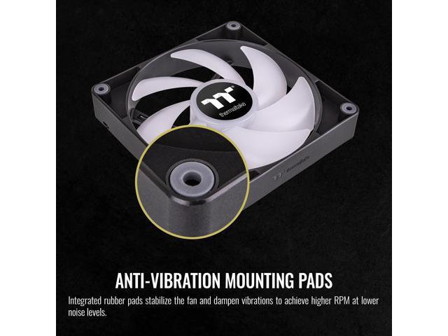 Thermaltake - CT 120 ARGB Sync 120mm Cooling Fan with Daisy-Chain Design (2-Pack) - Black - image 6
