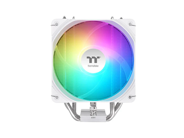Thermaltake UX500 ARGB White CPU Cooler; 5xØ6mm Copper Heatpipes; 120mm PWM Fan; 700~1800 RPM; Intel/AMD Compatible; Single Tower; 260W TDP; White;...