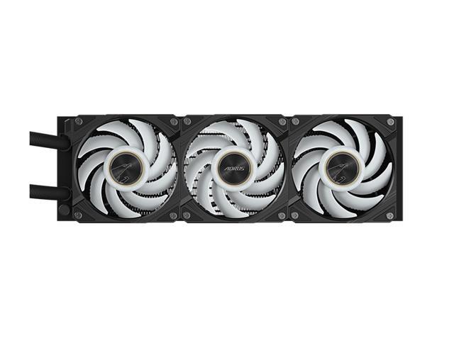AORUS WATERFORCE X II 360 Liquid CPU Cooler, 360mm Radiator with 3x 120mm low noise ARGB Fans, compatible with Intel LGA1700 & 1851 and AMD...