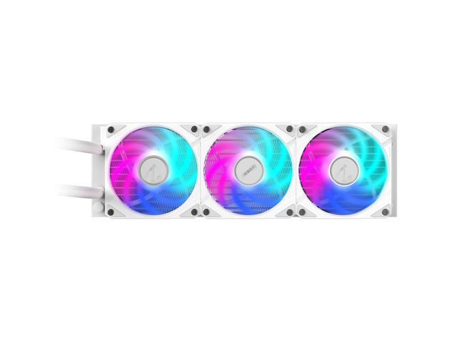 AORUS WATERFORCE II 360 ICE Liquid CPU Cooler, 360mm Radiator with 3x120mm low noise ARGB Fans, compatible with Intel LGA1700, 1851 and AMD AM5...