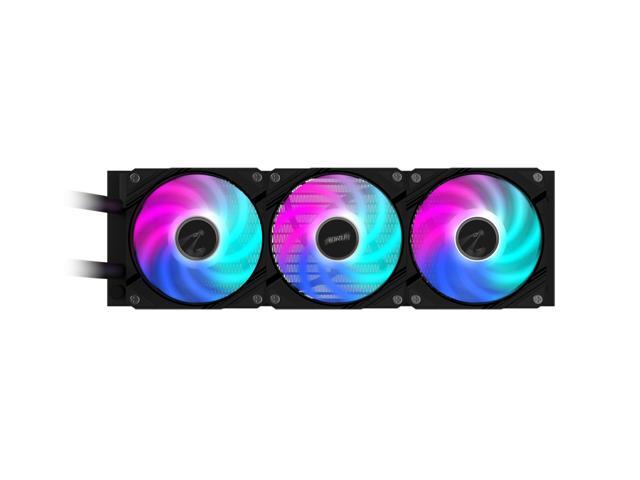 AORUS WATERFORCE II 360 Liquid CPU Cooler, 360mm Radiator with 3x120mm low noise ARGB Fans, compatible with Intel LGA1700, 1851 and AMD AM5...