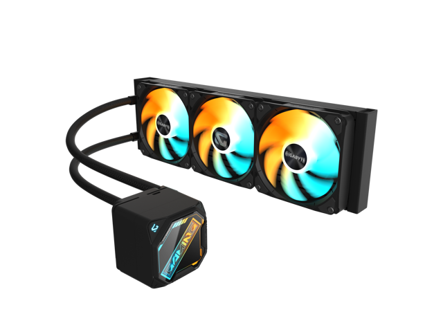 GIGABYTE GAMING 360 liquid CPU Cooler, 360mm Radiator with 3x 120mm low noise ARGB Fans, compatible with Intel LGA 1851, 1700, 115X, 1200, and AMD...