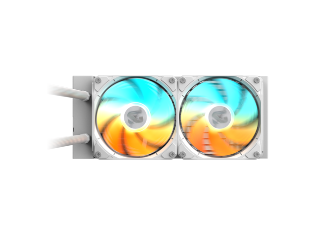 GIGABYTE GAMING 240 ICE liquid CPU Cooler, 240mm Radiator with 2x 120mm low noise ARGB Fans, compatible with Intel LGA 1851, 1700, 115X, 1200, and...
