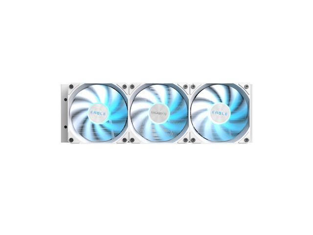 GIGABYTE EAGLE 360 ICE - AIO Liquid CPU Cooler - 360mm Radiator, 3x 120mm High-Volume PWM Fans, Compatible with Intel LGA 1851/1700/115X/1200, AMD...