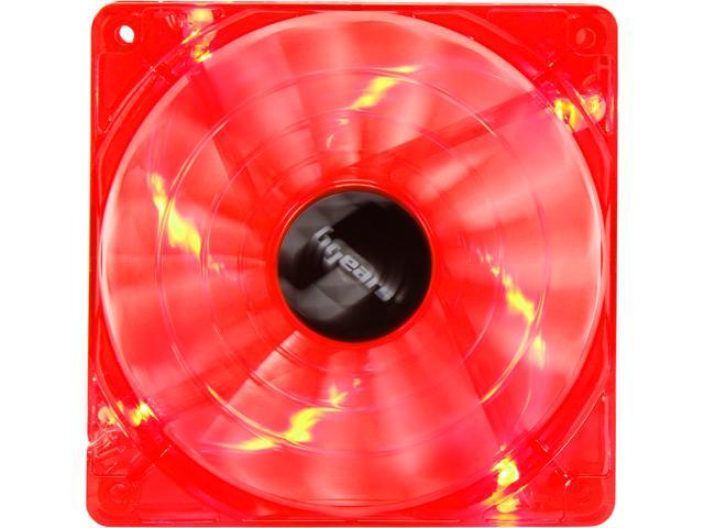 Bgears b-PWM 120 Red Red LED PWM technology mini 4 pin 4 wire 2 ball bearing high speed high performance 15 blades Case Fan