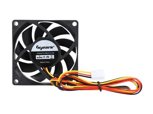 Bgears b-Blaster 70mm 2 ball bearing High speed 4500 RPM High Airflow 48 CFM 3pin 3wire 12VDC fan.