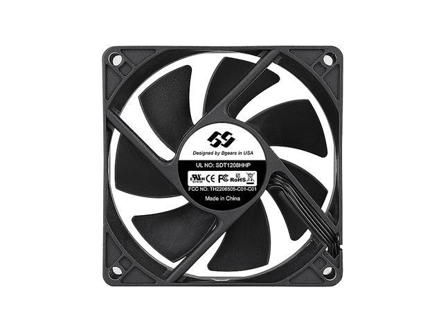 Bgears b-BlasterPWM 80mm 2 ball bearing PWM fan with speed range from 600 to 5000 RPM AirFlow 98 CFM 4pin 4wire PWM 12VDC fan.