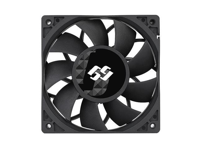 Bgears b-BlasterPWM 120mm 2 ball bearing PWM fan with speed range from 1000 to 5000 RPM AirFlow 203 CFM 4pin 4wire PWM 12VDC fan.