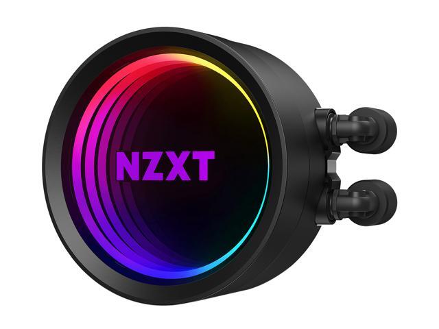 NZXT Kraken X53 240mm - RL-KRX53-01 - AIO RGB CPU Liquid Cooler - Rotating Infinity Mirror Design - Powered By CAM V4 - RGB Connector - 2 x Aer...