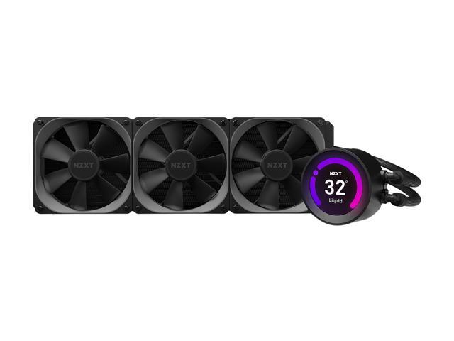 NZXT Kraken Z Series Z73 360mm - RL-KRZ73-01 - AIO RGB CPU Liquid Cooler - Customizable LCD Display - Improved Pump - Powered by CAM V4 - RGB...