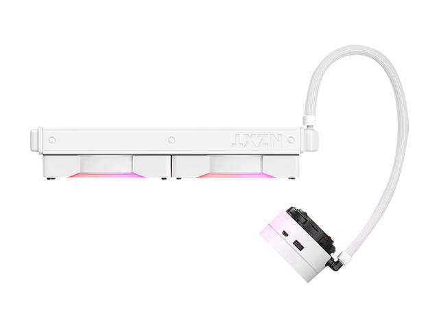 NZXT Kraken X63 RGB 280mm - RL-KRX63-RW - AIO RGB CPU Liquid Cooler - Rotating Infinity Mirror Design - Powered By CAM V4 - RGB Connector - 2 x Aer...