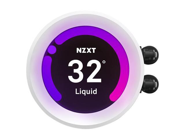 NZXT Kraken Z73 360mm Liquid Cooler with LCD Display LGA 1700 Compatible - White