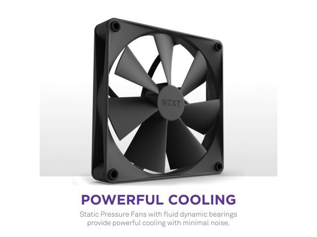 NZXT - Kraken 280mm Radiator CPU Liquid Cooler (2 x 140mm F Fans) with 1.54" LCD Display - Black - image 6