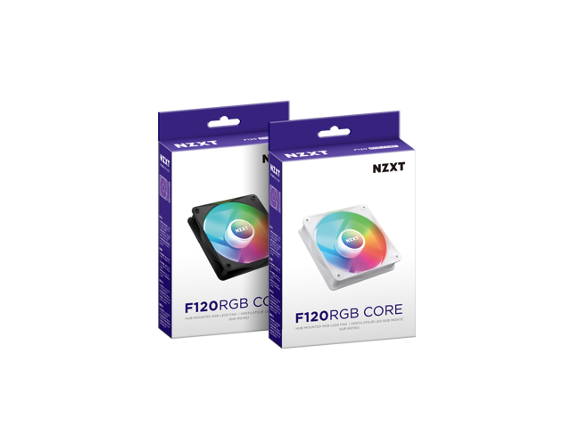 NZXT - F120 Core RGB 120mm Computer Case Fan with Fluid Dynamic Bearings - Black - image 8
